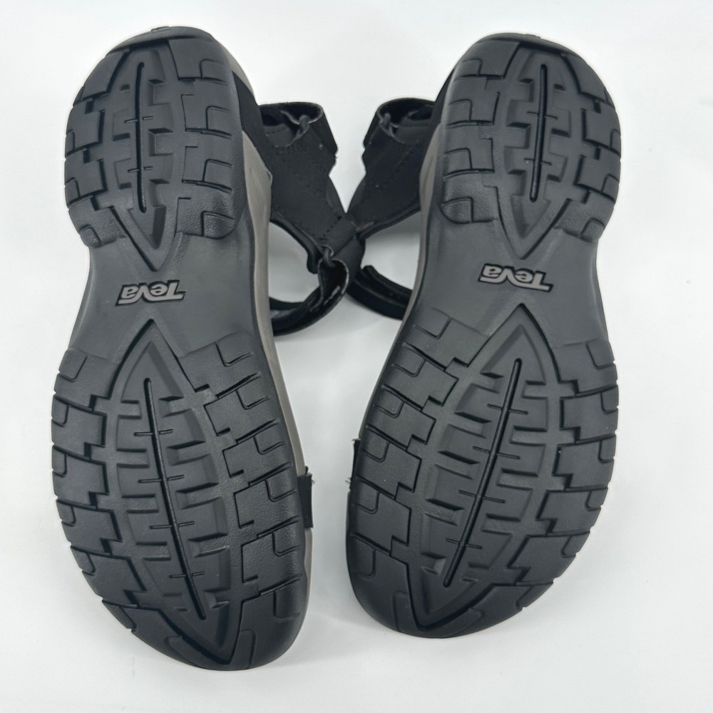 Teva Terra Fi 5 Universal Sandals Men Size 9 Black Grey 1110392 Gorpcore Hiking - Picture 7 of 9